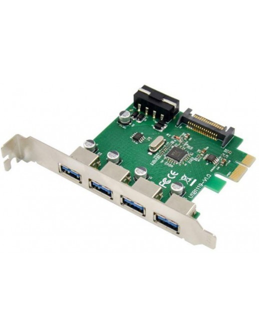 MC-USB3.0-F3B1 MC-USB3.0-F3B1 MicroConnect PCIe USB3.0 3+1 Ports Expansion Card VL805