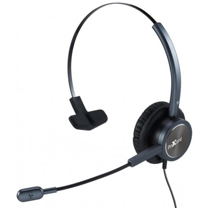 PX-HSUSB101 PX-HSUSB101 ProXtend Epode Wired USB Headset - Black, 2.4m Cable 833102 USB Type-A