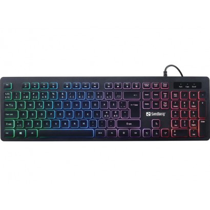 640-32 640-32 Sandberg Gamer Keyboard Stealth NORDIC Yes