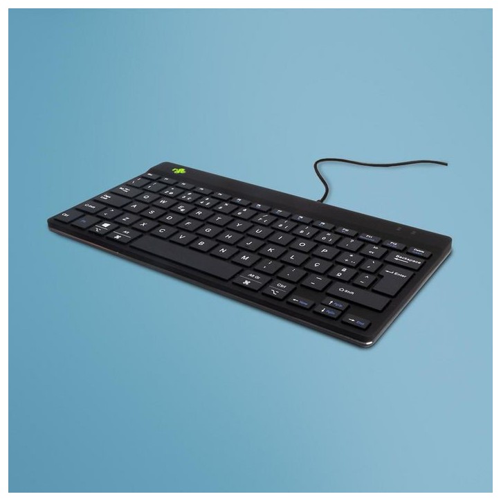 RGOCOPTWDBL R-Go Compact Break keyboard QWERTY (PT), wired, black