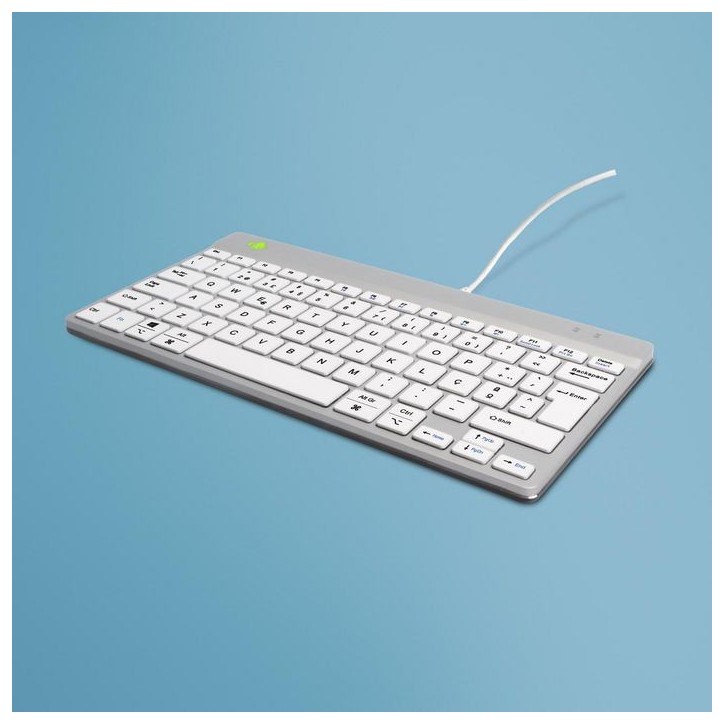RGOCOPTWDWH R-Go Compact Break keyboard QWERTY (PT), wired, white RGOCOPTWDWH R-Go Compact Break keyboard QWERTY (PT), wired, white
