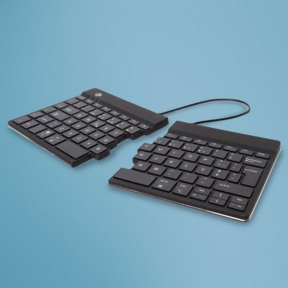 RGOSBPTWLBL RGOSBPTWLBL R-Go Tools R-Go Split Break keyboard, QWERTY (PT), bluetooth, black