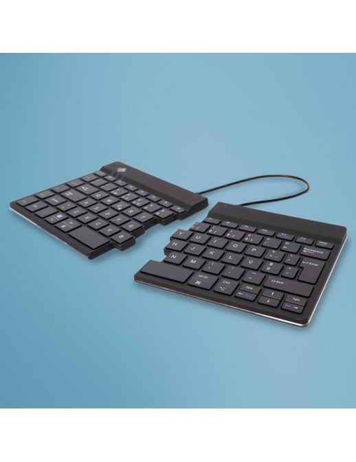 RGOSBPTWLBL RGOSBPTWLBL R-Go Tools R-Go Split Break keyboard, QWERTY (PT), bluetooth, black