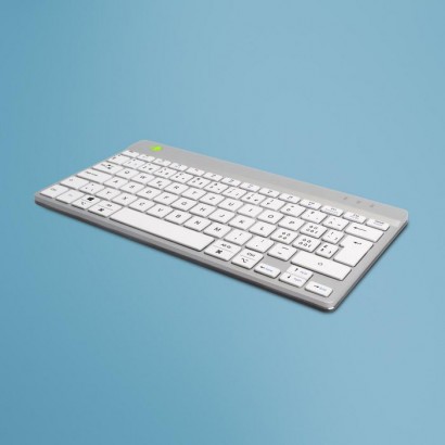 RGOCOCHWLWH RGOCOCHWLWH R-Go Tools R-Go Compact Break keyboard, QWERTZ (CH), bluetooth, white