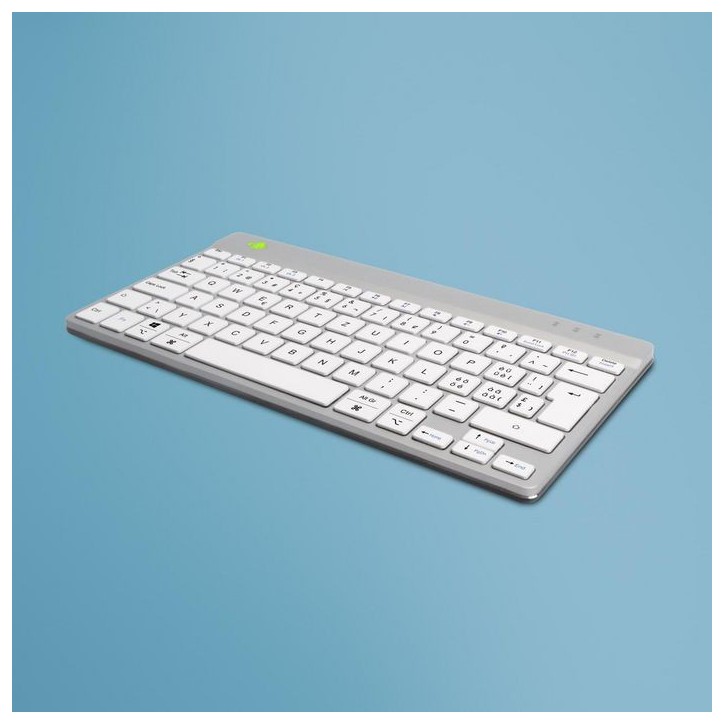 RGOCOCHWLWH R-Go Tools R-Go Compact Break keyboard, QWERTZ (CH), bluetooth, white