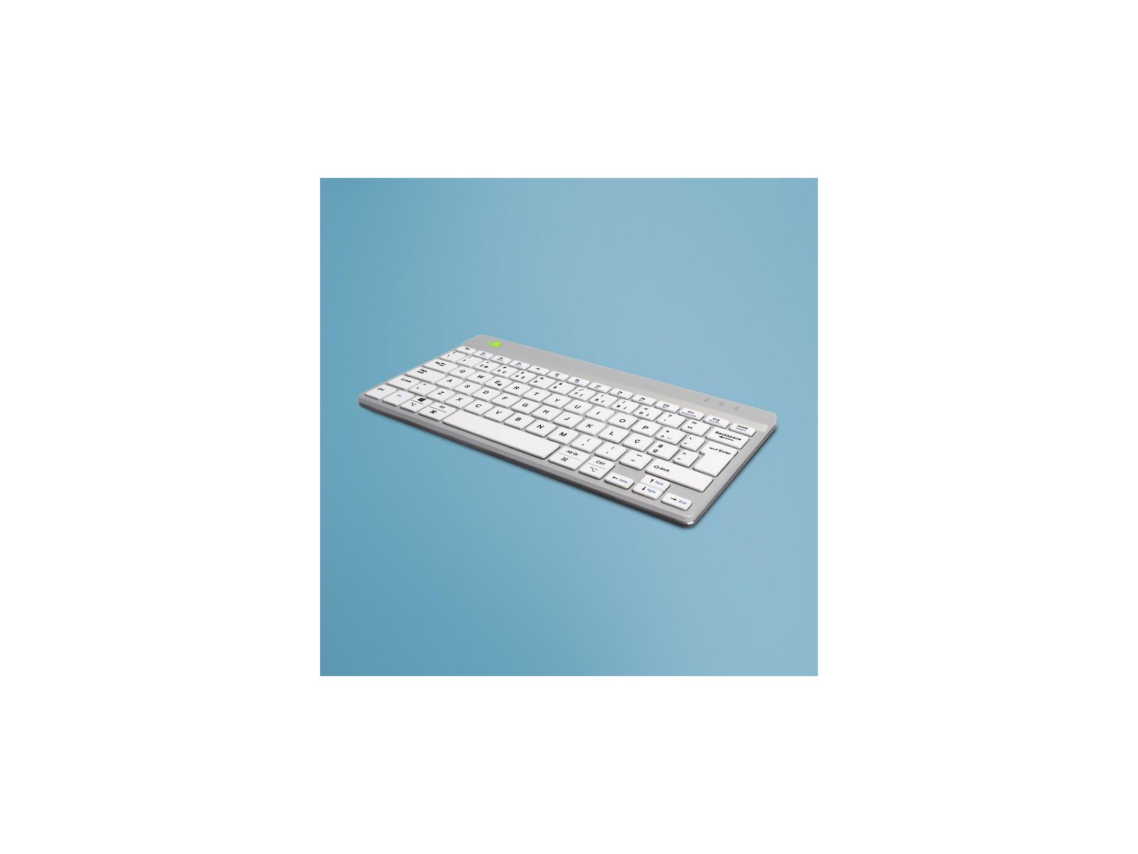 RGOCOPTWLWH RGOCOPTWLWH R-Go Compact Break keyboard, QWERTY (PT), bluetooth, white