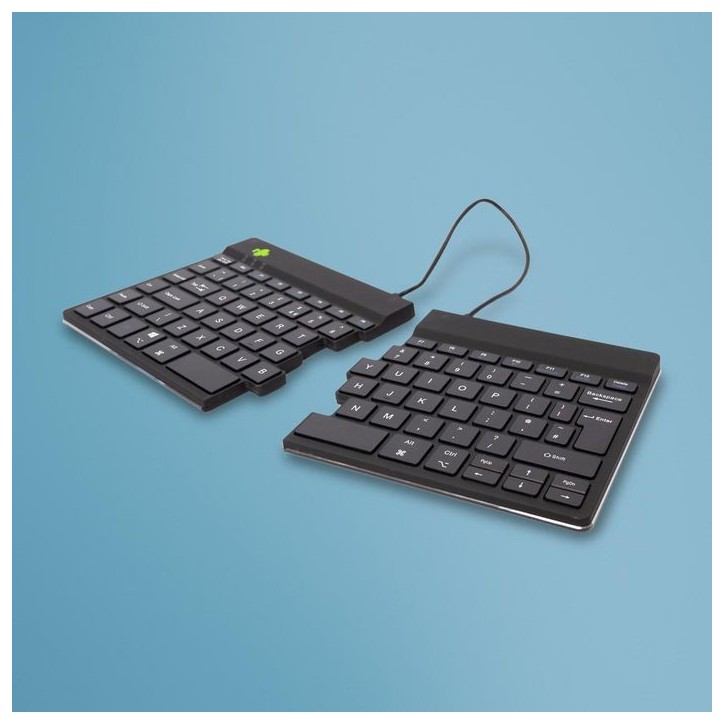 RGOSBUKWLBL R-Go Split Break keyboard, QWERTY (UK), bluetooth, black RGOSBUKWLBL R-Go Split Break keyboard, QWERTY (UK), bluetooth, black