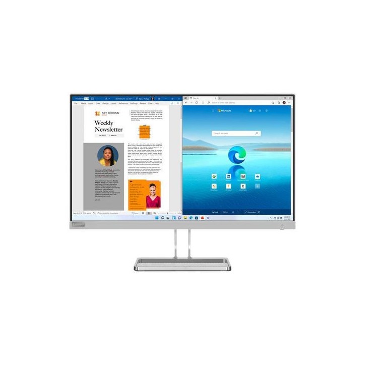 67ABKAC4EU Lenovo L27I-40 Led Display 68.6 Cm (27") 1920 X 1080 Pixels Full Hd Grey