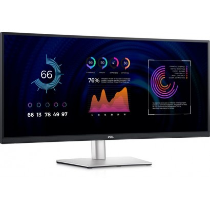 210-BGTY 210-BGTY Dell P Series P3424We Computer Monitor 86.7 Cm (34.1") 3440 X 1440 Pixels 4K Ultra Hd Lcd Black