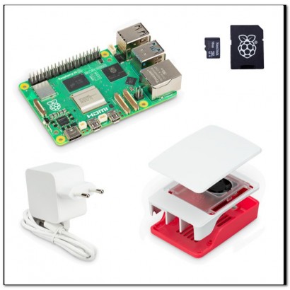 84858 84858 Raspberry Pi Consist of:br- Raspberry Pi 5 8GBbr- Raspberry Pi PSU Pi 5 white 27Wbr- µSD-KARTE RASPOS Bookworm 32...