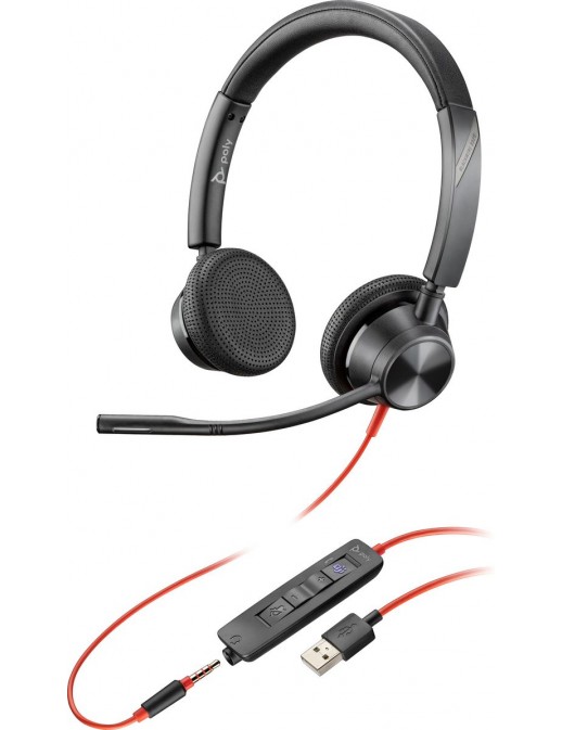 76J21AA 76J21AA HP Blackwire 3325 Microsoft Teams Certified USB-A Headset 214016-101