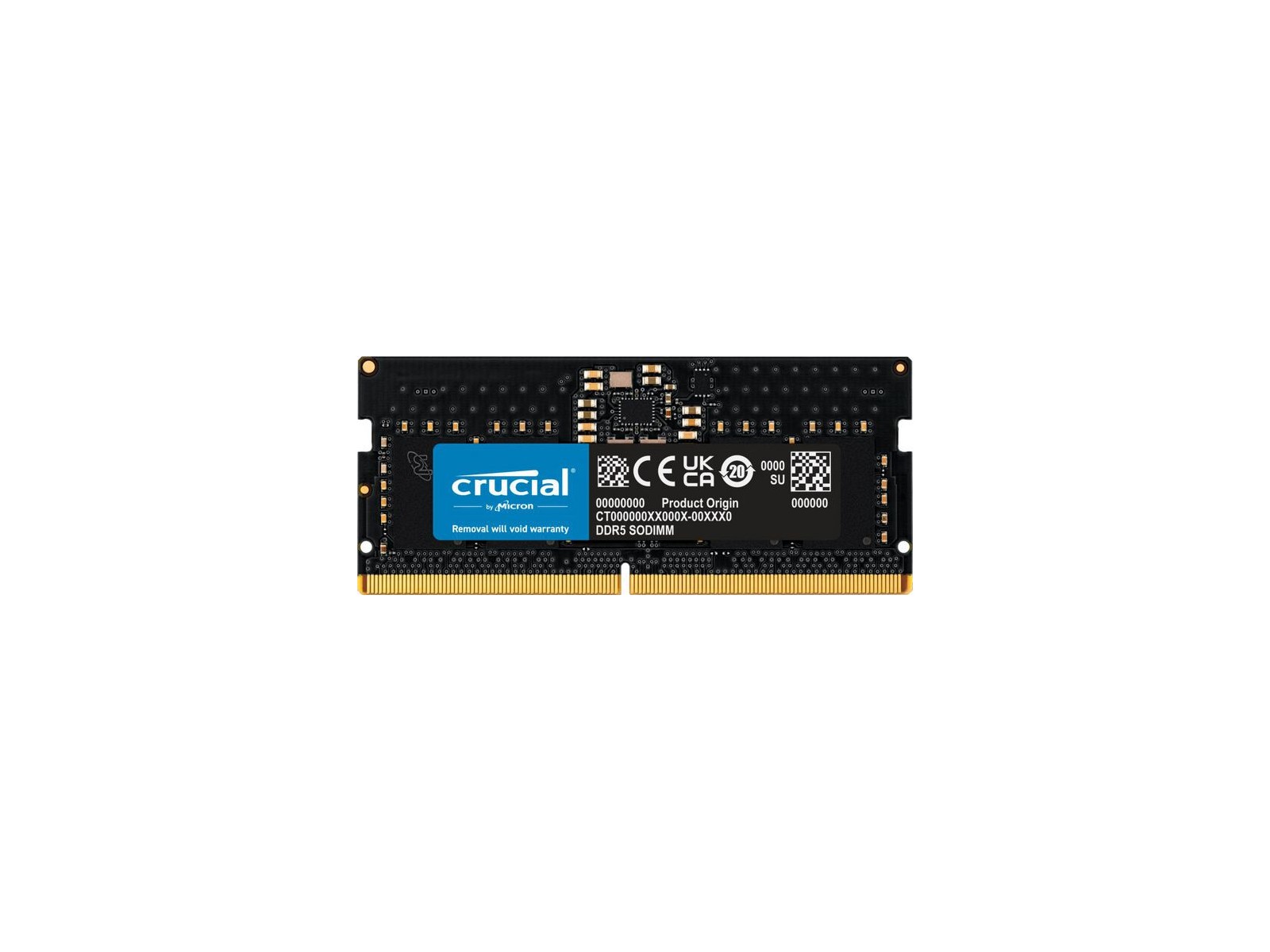 CT8G48C40S5 CT8G48C40S5 Crucial Memory Module 8 Gb 1 X 8 Gb Ddr5 4800 Mhz