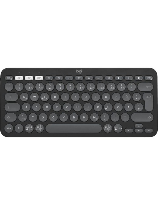 920-011795 920-011795 Logitech Pebble Keys 2 K380S Keyboard Rf Wireless + Bluetooth Qwertz German Graphite
