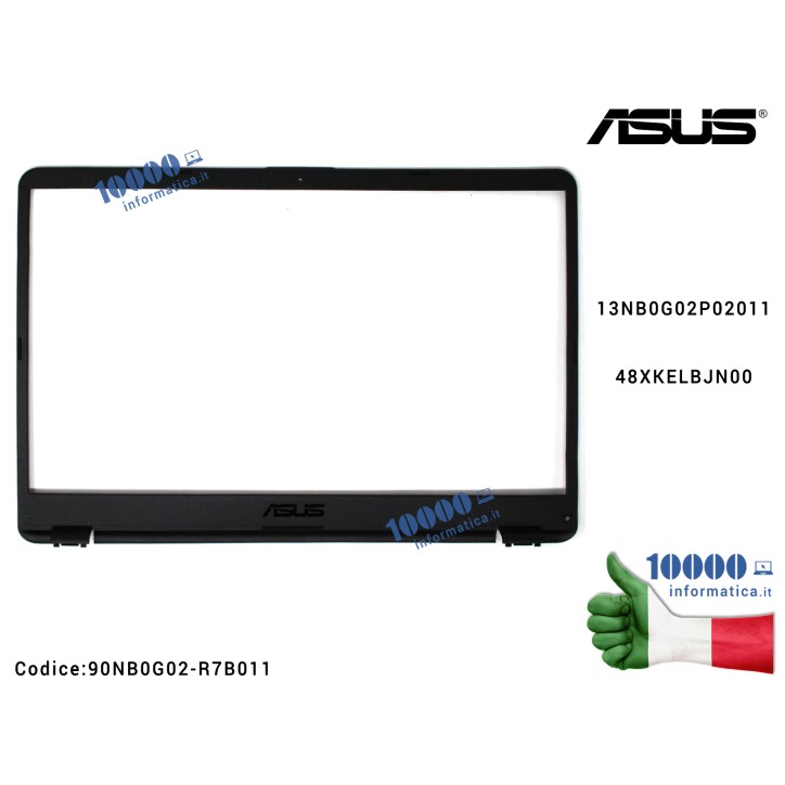 Cornice Display Bezel LCD ASUS F505 X505 X505Z X505ZA F505Z F505ZA X505B X505BA X505BP S505B S505BA S505BP 13NB0G02P0201148XKELB
