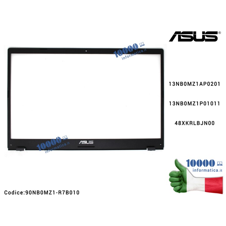 Cornice Display Bezel LCD ASUS VivoBook 15 X509 X509D X509DA X509F X509FA X509FB X509FJ X509FL X509U X509UA X509UB X509UJ F509 F