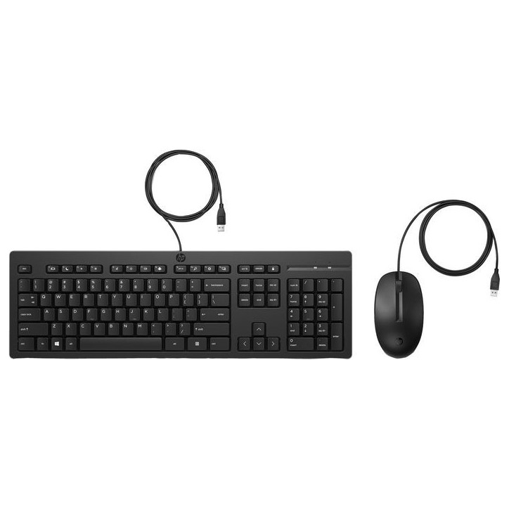 286J4AAABU HP 225 Wired Mouse And Keyboard Combo UK 286J4AAABU HP 225 Wired Mouse And Keyboard Combo UK