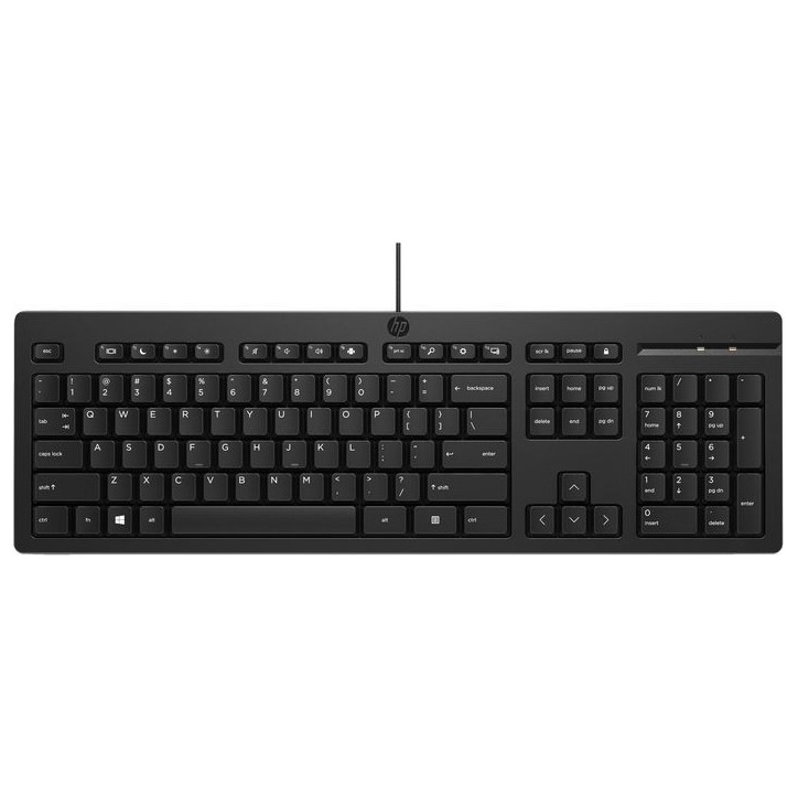 266C9AAUUZ HP 125 Wired Keyboard Swiss