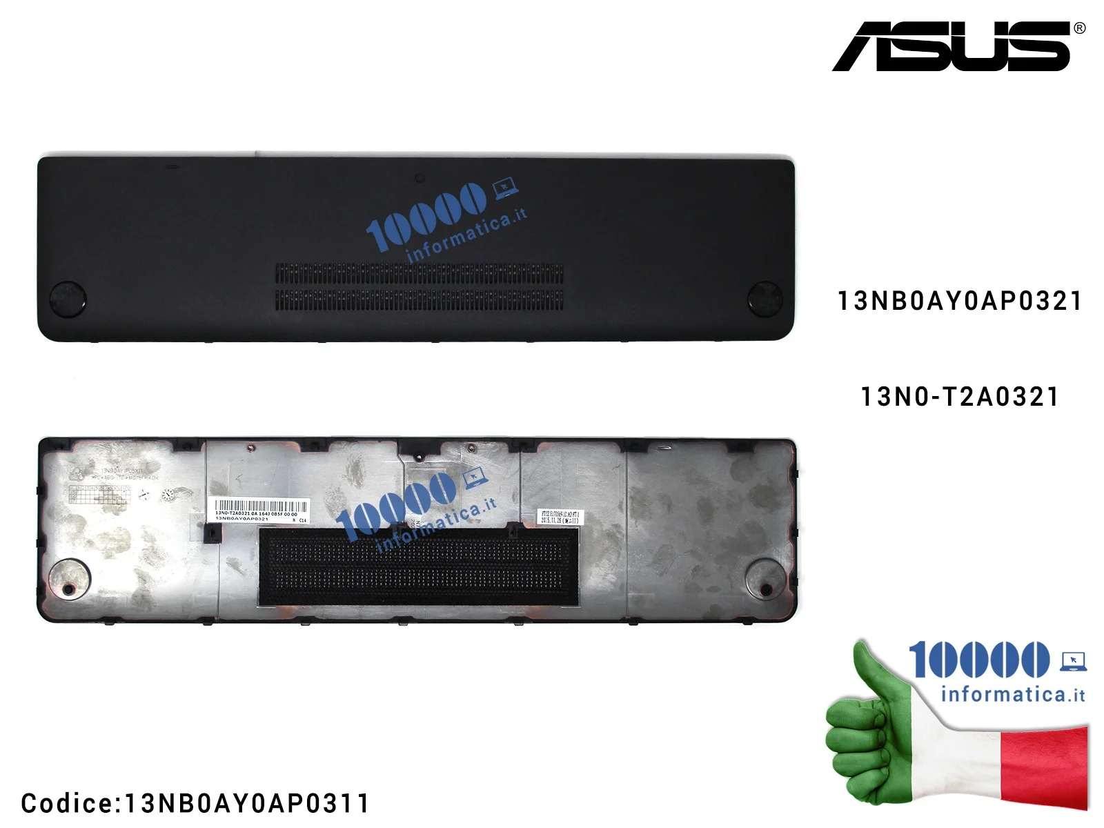 13NB0AY0AP0311 Cover Coperchio Principale MAIN DOOR ASUS VivoBook Pro N752V N752VX 13NB0AY0AP0321 13N0-T2A0321
