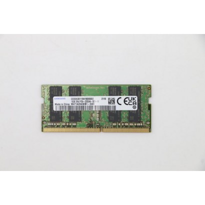 5M30Z71647 5M30Z71647 Lenovo SoDIMM memory module, 16GB capacity, DDR4 standard, 3200MHz speed, 1.2V voltage, dual rank, unbu...