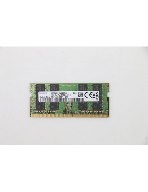 5M30Z71647 5M30Z71647 Lenovo SoDIMM memory module, 16GB capacity, DDR4 standard, 3200MHz speed, 1.2V voltage, dual rank, unbu...