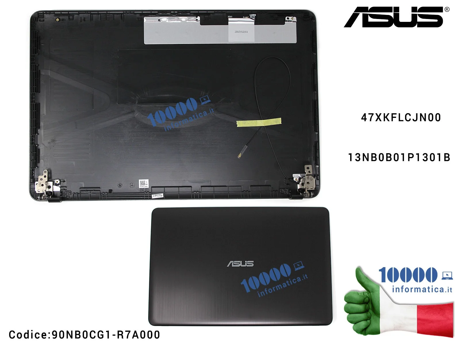 90NB0CG1-R7A000 Cover LCD ASUS VivoBook Max X541 F541 (Chocolate Brown) X541N X541NA F541N X541NC X541S X541SA X541SC X541U X...