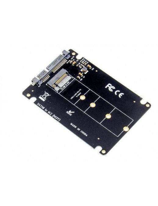 MC-SSDSATACONV1 MC-SSDSATACONV1 MicroConnect 2.5-inch SATA to M.2 B Key SSD Adapter DT-132, U2M2E125