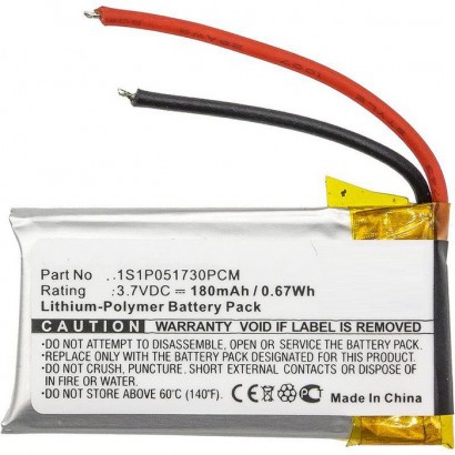 MBXWHS-BA032 MBXWHS-BA032 CoreParts Battery for Wireless Headset 0.6Wh Li-Pol 3.7V 180mAh Black, for Gn GN9330, Netcom 9330 1...
