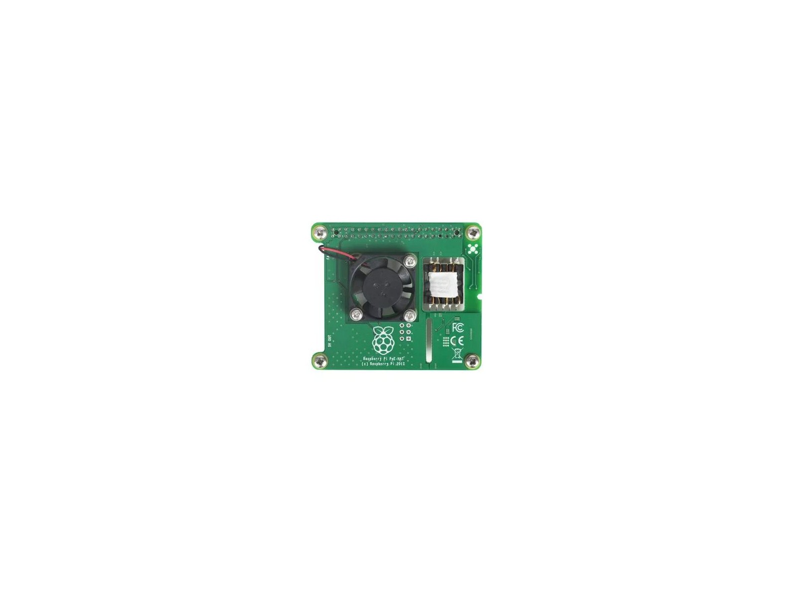 173-5595 173-5595 Raspberry Pi PoE HAT for Raspberry Pi 4 Model B/Pi 3 Model B+, 802.3af