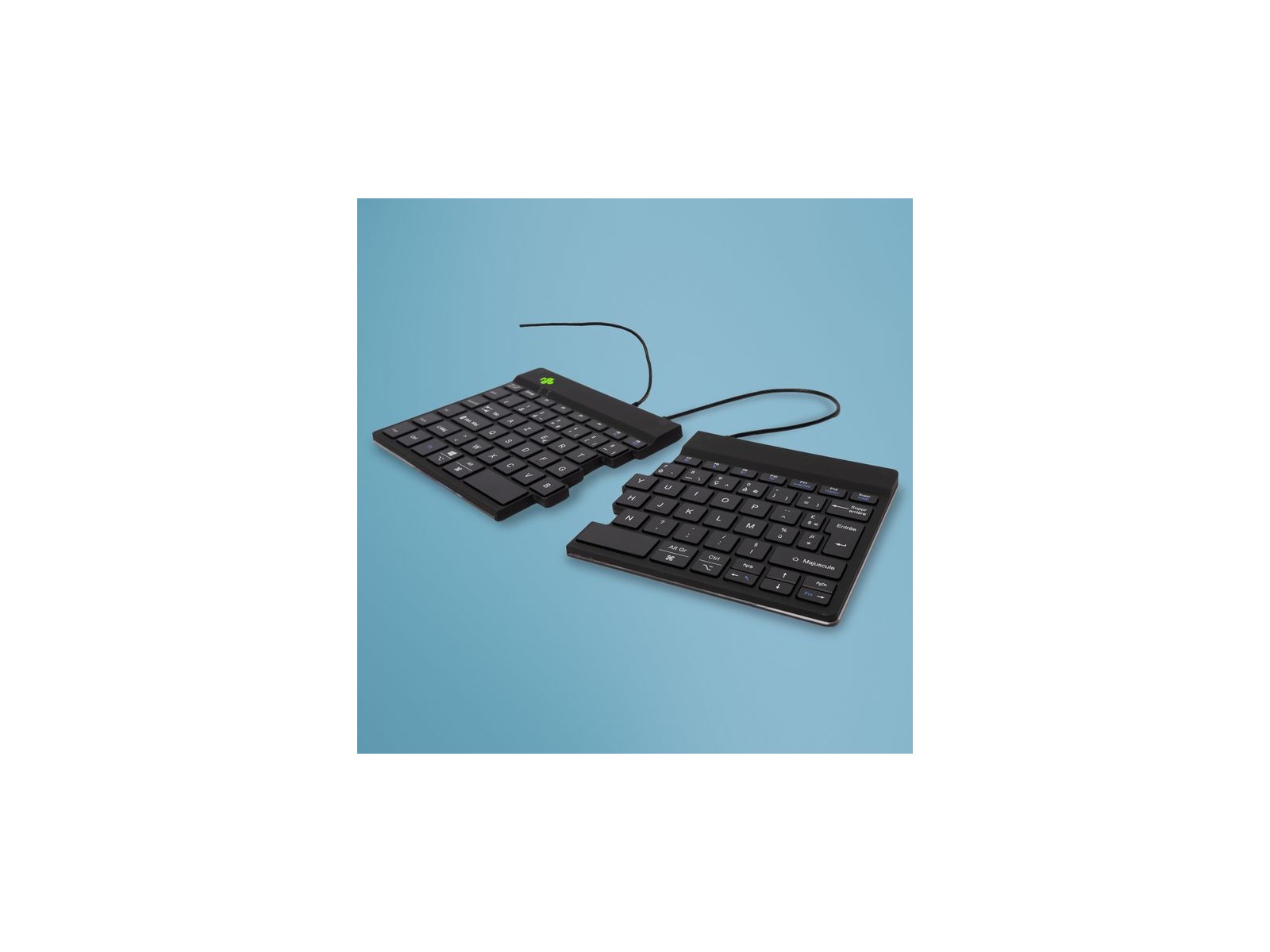 RGOSP-FRWIBL RGOSP-FRWIBL R-Go Tools R-Go Split Break Ergonomic Keyboard, AZERTY (FR), black, wired