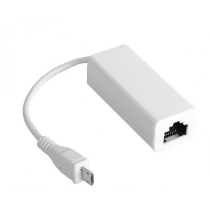 USBMICROETHB USBMICROETHB MicroConnect Micro USB to Ethernet, White