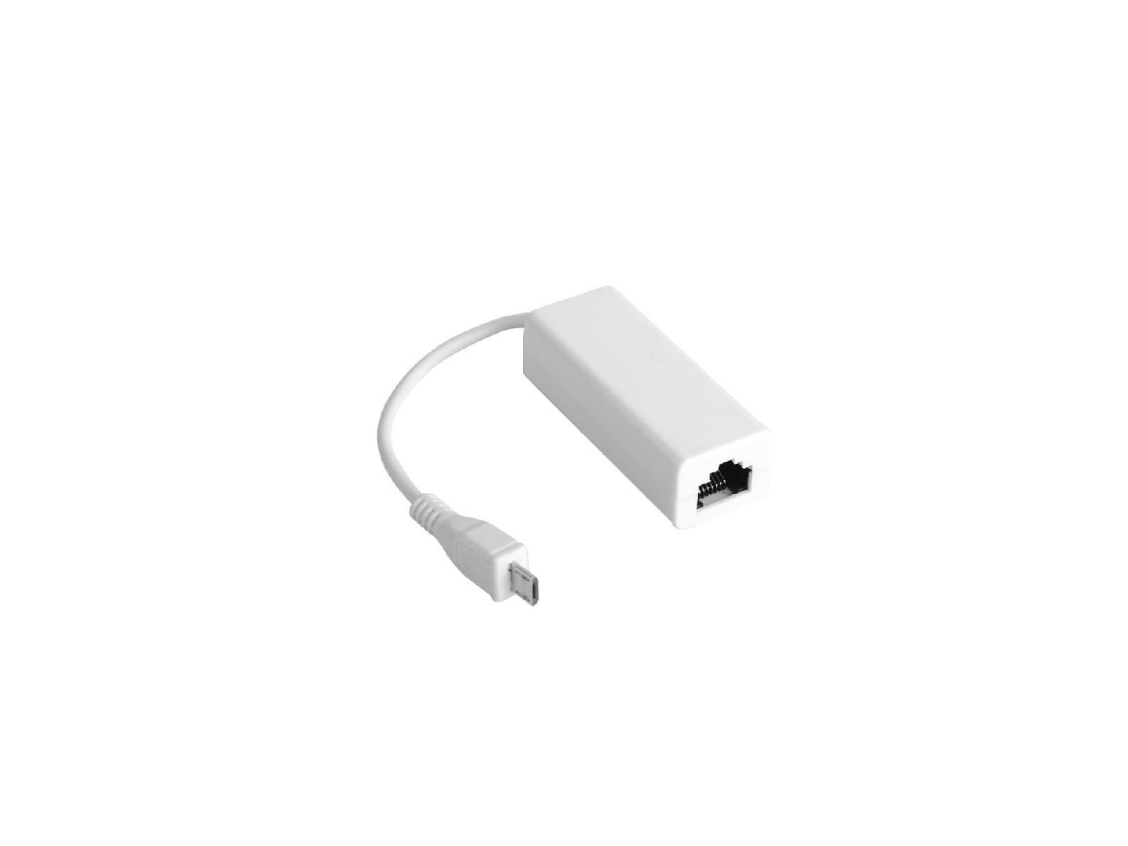 USBMICROETHB USBMICROETHB MicroConnect Micro USB to Ethernet, White