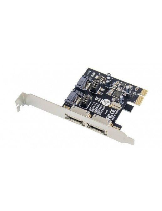 MC-SATA3-T4 MC-SATA3-T4 MicroConnect PCIe SATA III Expansion Card ASM1061 PEXESAT322I