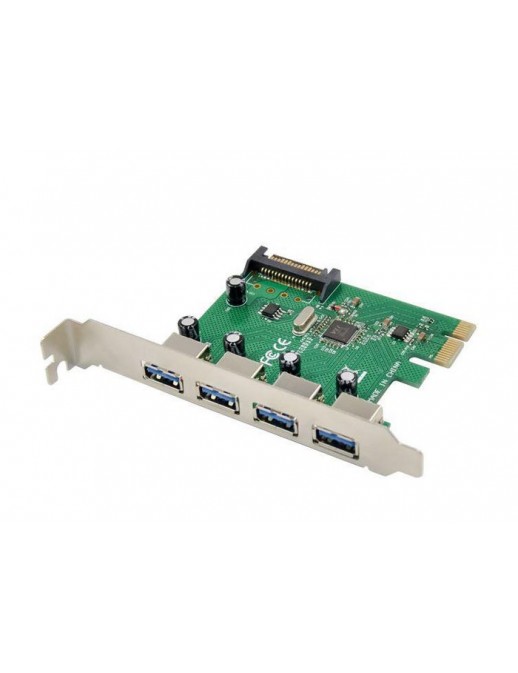 MC-USB3.0-T4B MC-USB3.0-T4B MicroConnect PCIe USB3.0 4-Ports Expansion Card VL805 PEXUSB314A2V2,