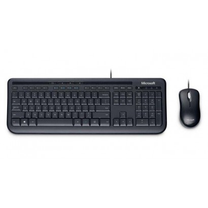APB-00008 APB-00008 Microsoft Wired Desktop 600, DE keyboard USB QWERTZ Black