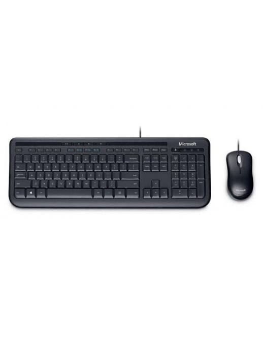 APB-00008 APB-00008 Microsoft Wired Desktop 600, DE keyboard USB QWERTZ Black