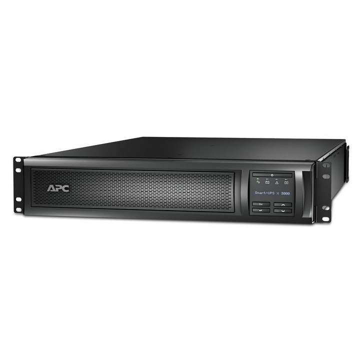 SMX3000RMHV2UNC APC Smart-UPS X - 3000VA, Rack/Tower, LCD, 200-240V, Network Card, 37.32kg, Black