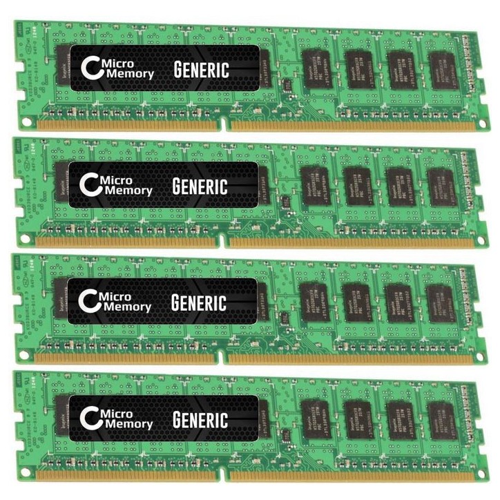 MMG2458/32GB CoreParts 32GB Memory Module 1600Mhz DDR3 Major DIMM - KIT 4x8GB MMG2458/32GB, D1G72K110K4