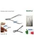 BK-108 Pinza Tronchesina da Taglio in Acciaio Inox BAKU BK-108 Tronchese Stainless steel Inclined Pliers Elettrical Cutter Wi...