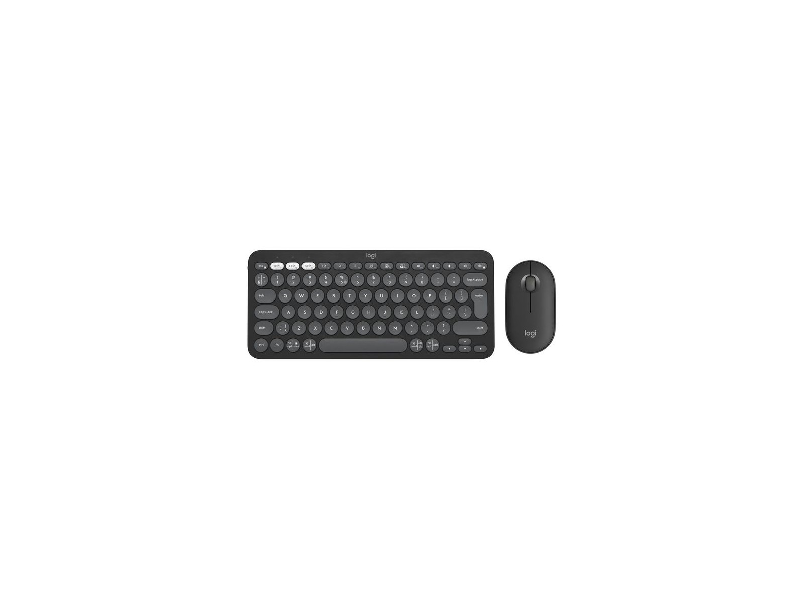 920-012239 920-012239 Logitech Pebble 2 Combo Keyboard Mouse Included Rf Wireless + Bluetooth Qwerty Us International Graphite