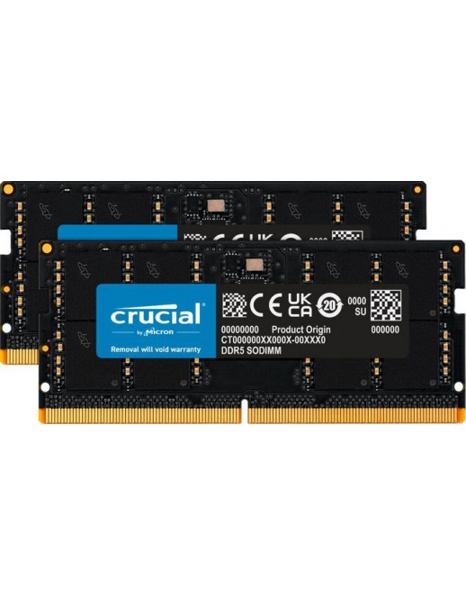 CT2K32G48C40S5 CT2K32G48C40S5 Crucial Memory Module 64 Gb 2 X 32 Gb Ddr5 4800 Mhz