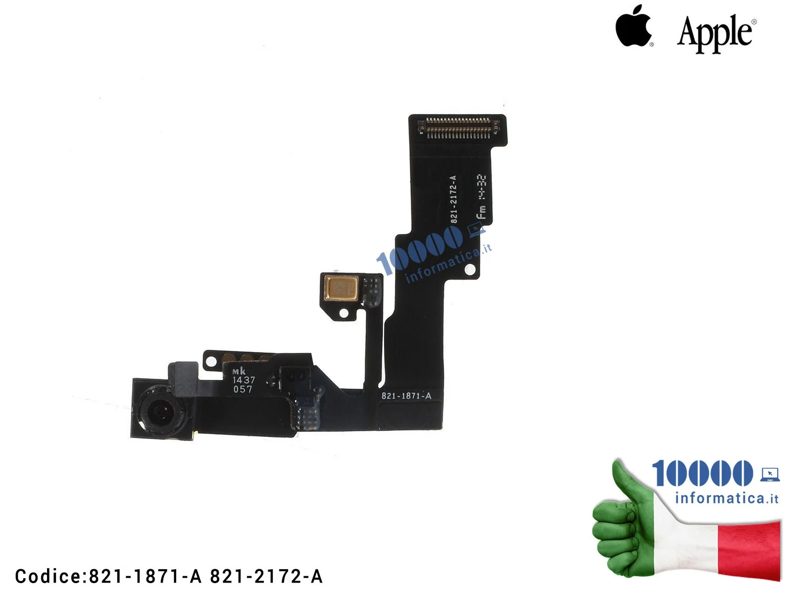 821-1871-A Sensore di Prossimità Microfono Fotocamera Frontale APPLE iPhone 6 6G (A1549) (A1586) (A1589) 821-2172-A 821-00135...