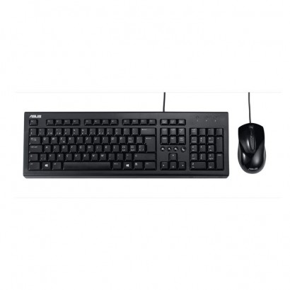 90-XB1000KM000Q0- 90-XB1000KM000Q0- Asus U2000 + Mouse Set Keyboard Mouse Included Universal Usb Black