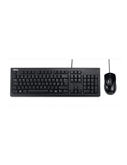 90-XB1000KM000Q0- 90-XB1000KM000Q0- Asus U2000 + Mouse Set Keyboard Mouse Included Universal Usb Black