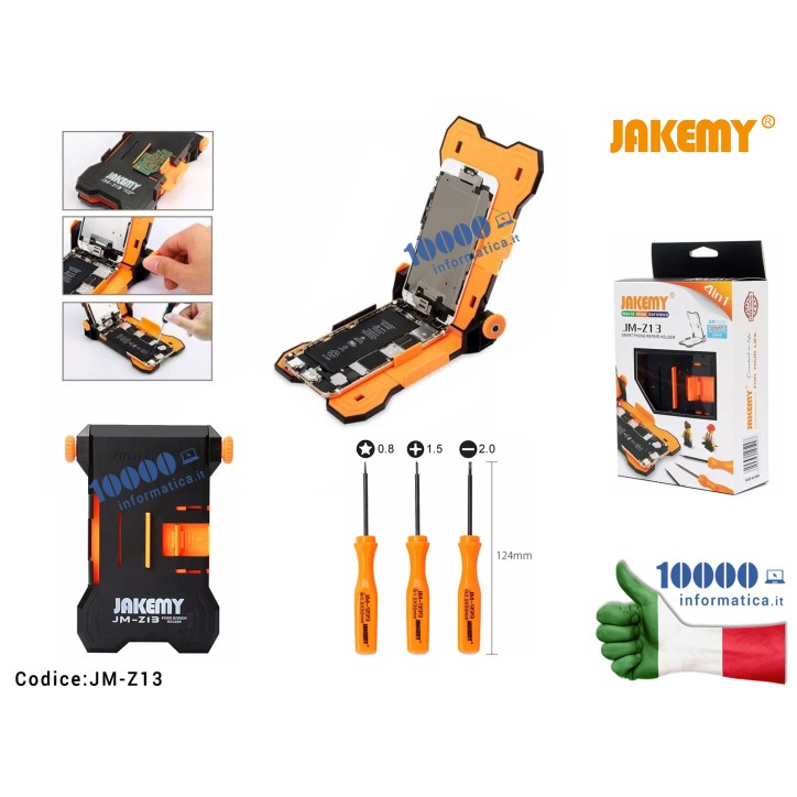 Staffa di riparazione JACKEMY JM-Z13 Kit fissaggio schermo regolabile per Apple iPhone 6S 6 7 Plus Strumento da lavoro e manuten