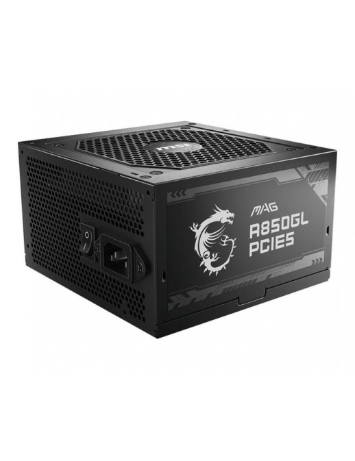 MAGA850GLPCIE5 MAGA850GLPCIE5 MSI Mag A850Gl Pcie5 Power Supply Unit 850 W 20+4 Pin Atx Atx Black