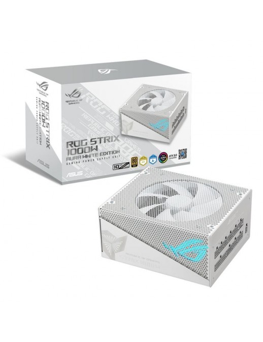 90YE00P5-B0NA00 90YE00P5-B0NA00 Asus Rog -Strix-1000G-Aura-White-Gaming Power Supply Unit 1000 W 24-Pin Atx Atx