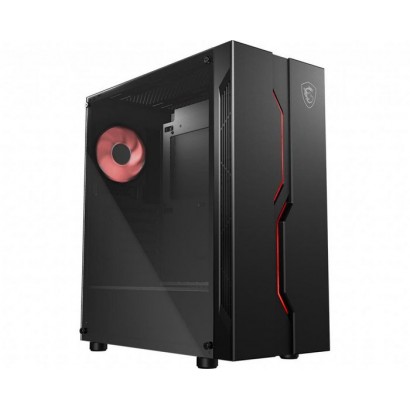 MSI MAG VAMPIRIC 010M MSI MAG VAMPIRIC 010M MSI Tower Gaming Computer Case 'Black, 1X 120Mm Rgb Pwm Fan, Rgb Front Panel, Tem...