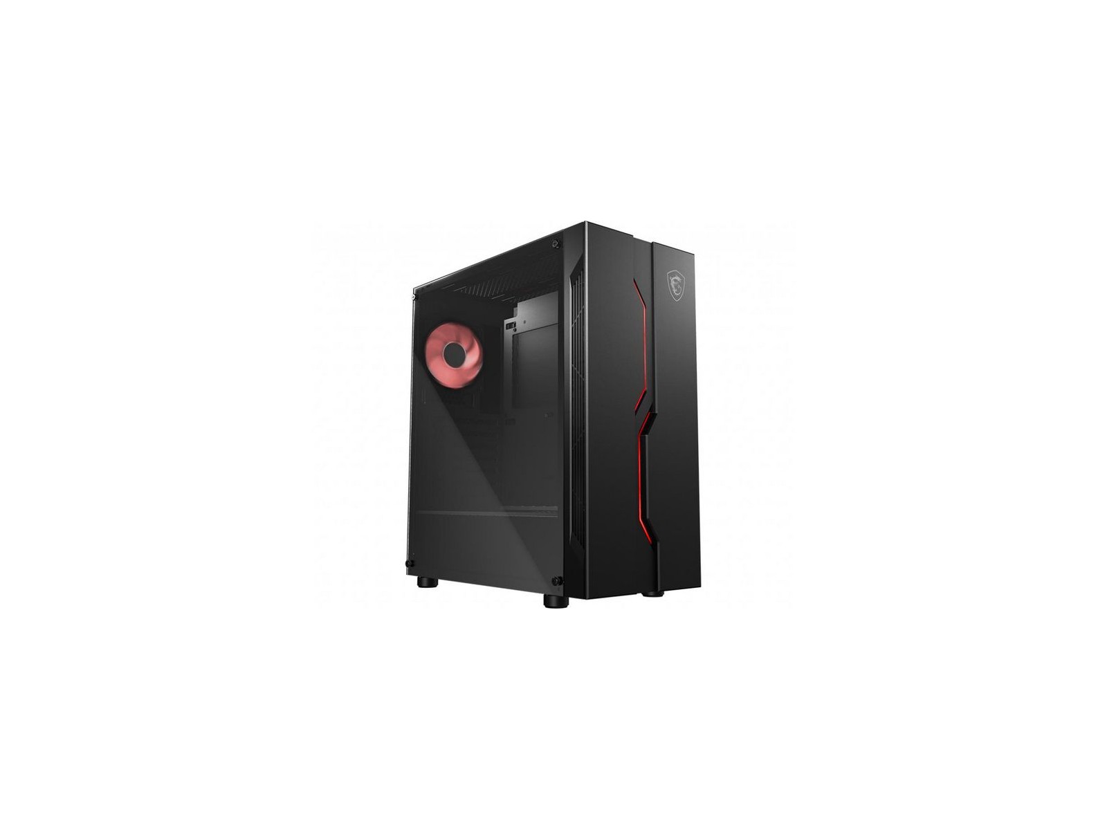 MSI MAG VAMPIRIC 010M MSI MAG VAMPIRIC 010M MSI Tower Gaming Computer Case 'Black, 1X 120Mm Rgb Pwm Fan, Rgb Front Panel, Tem...