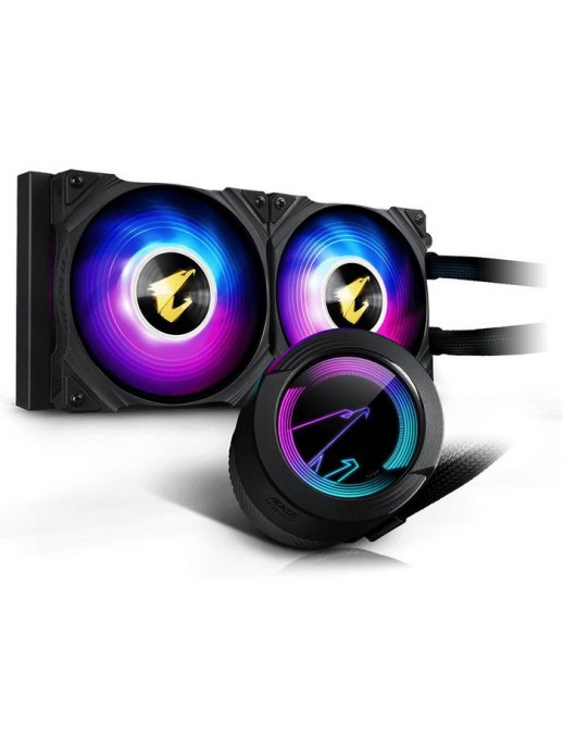 GP-AORUSWATERFORCE 240 GP-AORUSWATERFORCE 240 Gigabyte Aorus Waterforce 240 Processor All-In-One Liquid Cooler 12 Cm Black