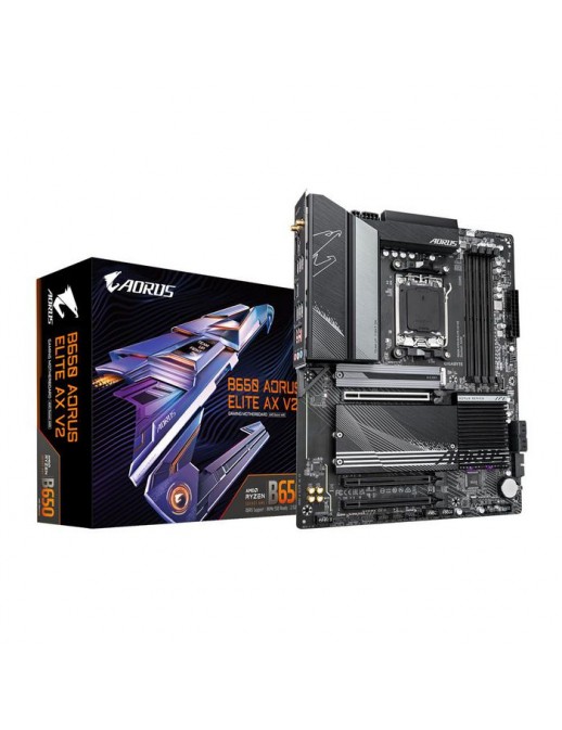 B650 AORUS ELITE AX V2 B650 AORUS ELITE AX V2 Gigabyte Motherboard - Supports Amd Am5 Cpus, 12+2+2 Phases Digital Vrm, Up To ...